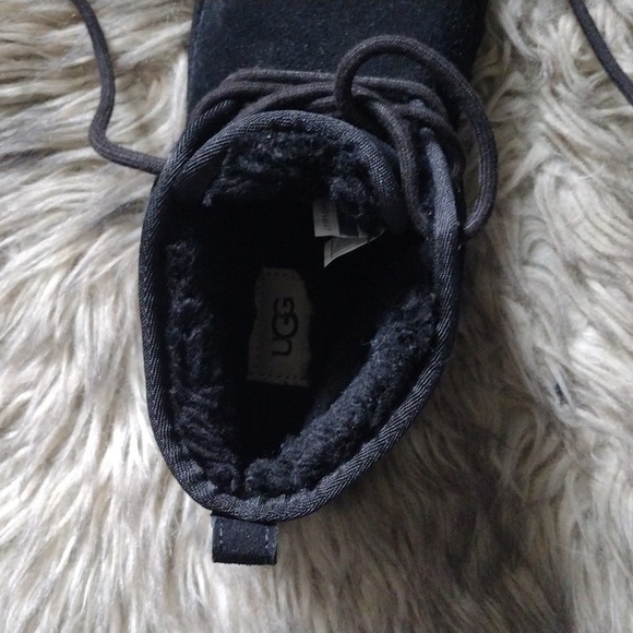 UGG Men's Black Suede Boots - Picture 3 of 5